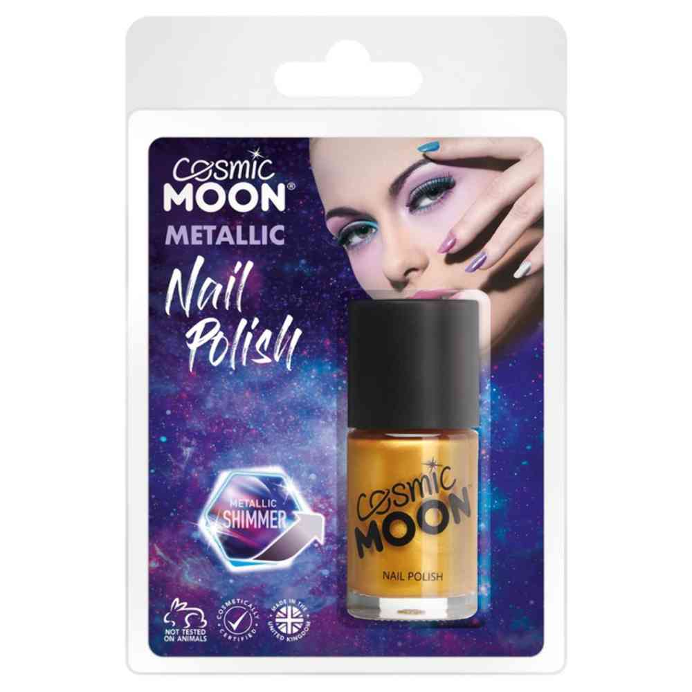 Moon Creations - Cosmic Moon Metallic Nagelpolitur - Goldfarben